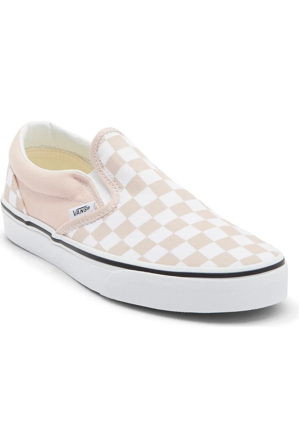 Кеды детские slip-on с шахматным принтом Classic Slip-On Vans, Sepia Rose