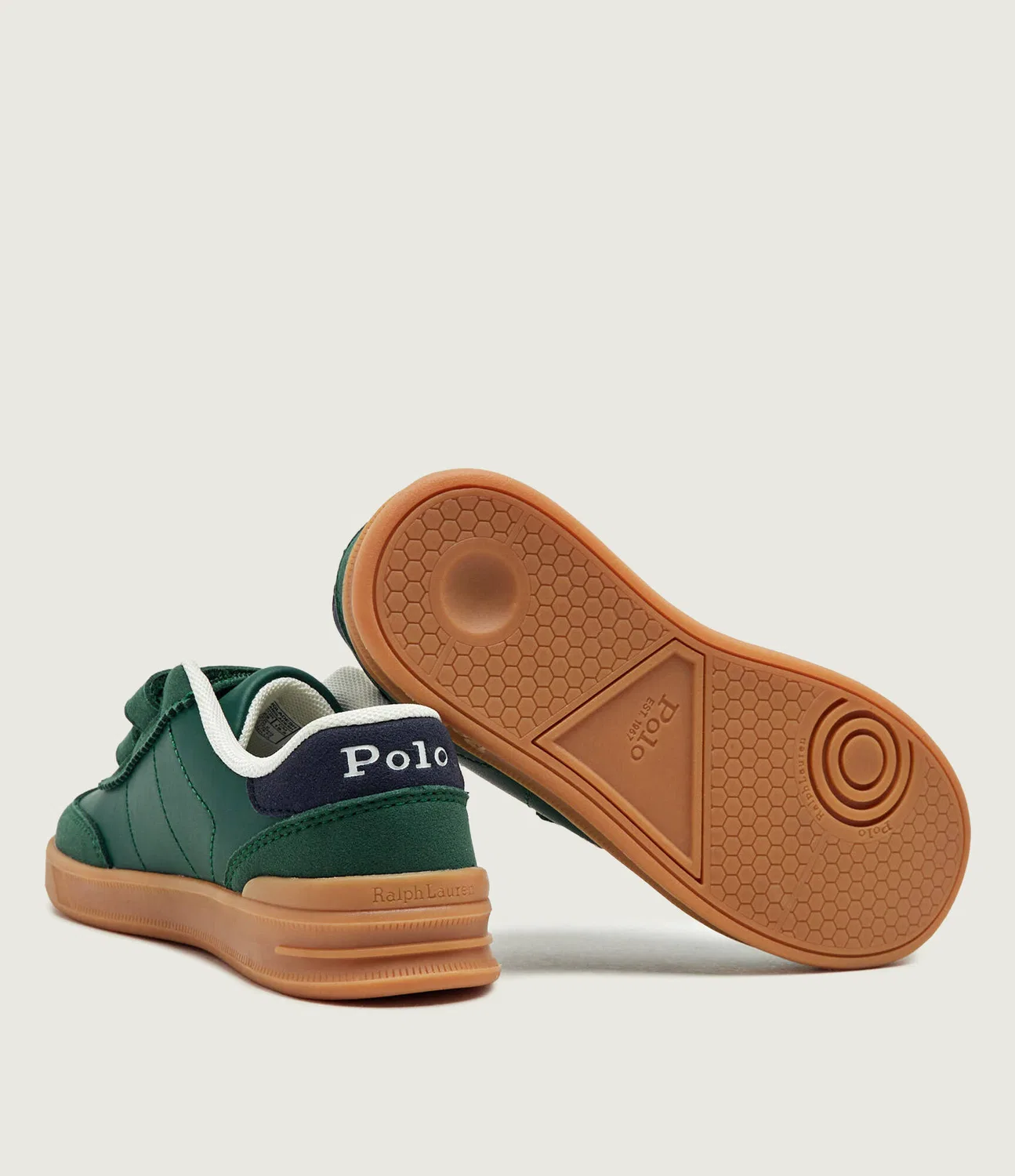 Кроссовки Hollis Ez Polo Ralph Lauren, Verde Bottiglia — фото 4