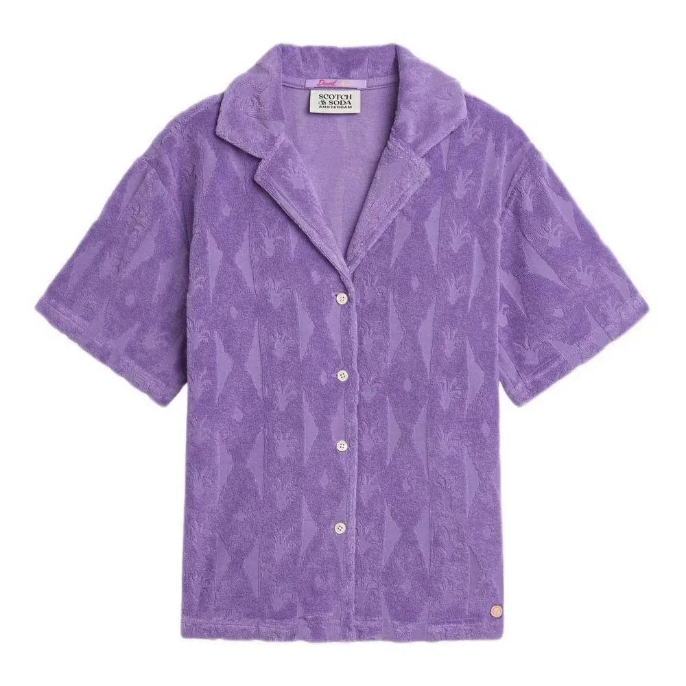 Футболка с коротким рукавом Scotch & Soda, фиолетовый