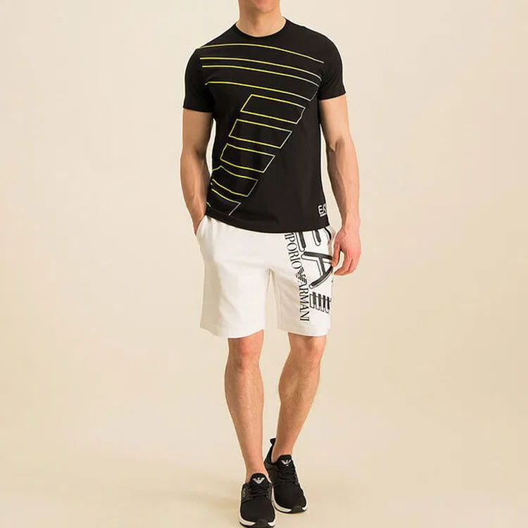 Мужская футболка EMPORIO ARMANI, Black — фото 3