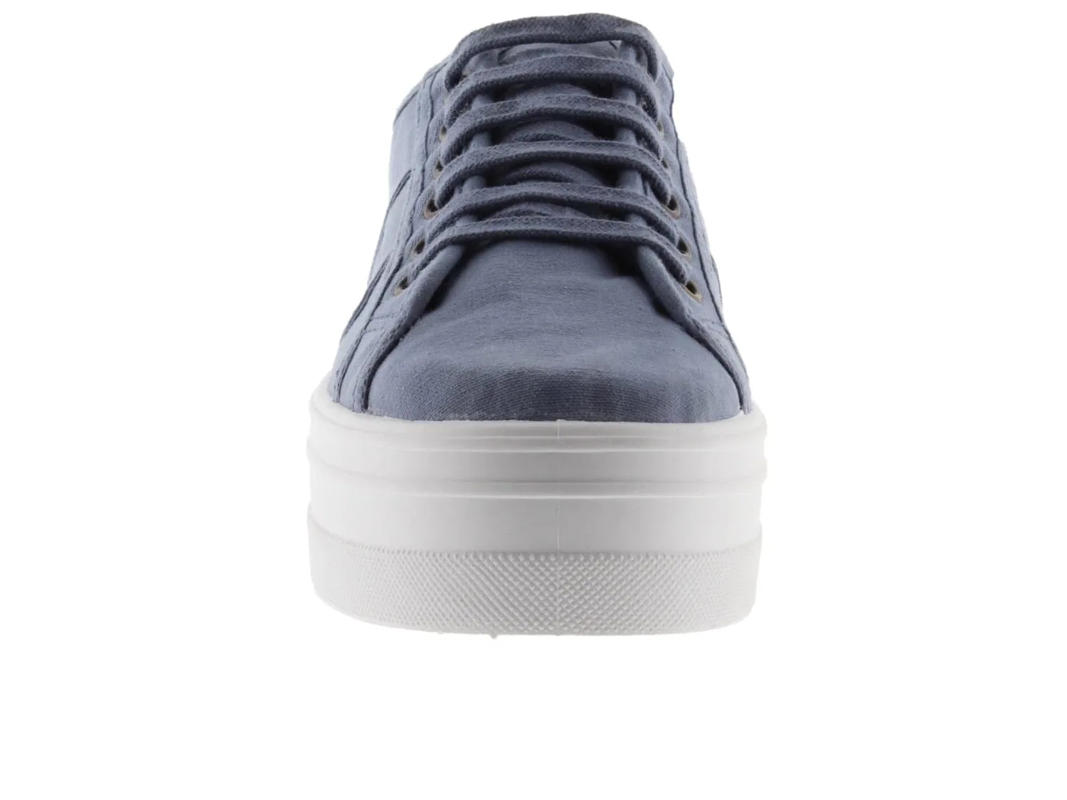 Детские кроссовки для девочек хлопковые victoria Barcelona Sneaker Washed Canvas Dyed Cotton, Ecological and 30% Recycled, Blue — фото 2