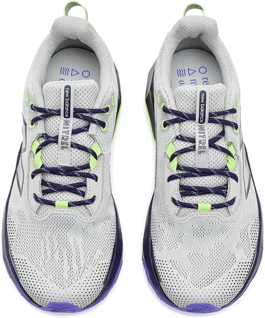 Детские кроссовки Dynasoft Nitrel V6 New Balance, Grey Matter/Electric Indigo — фото 3