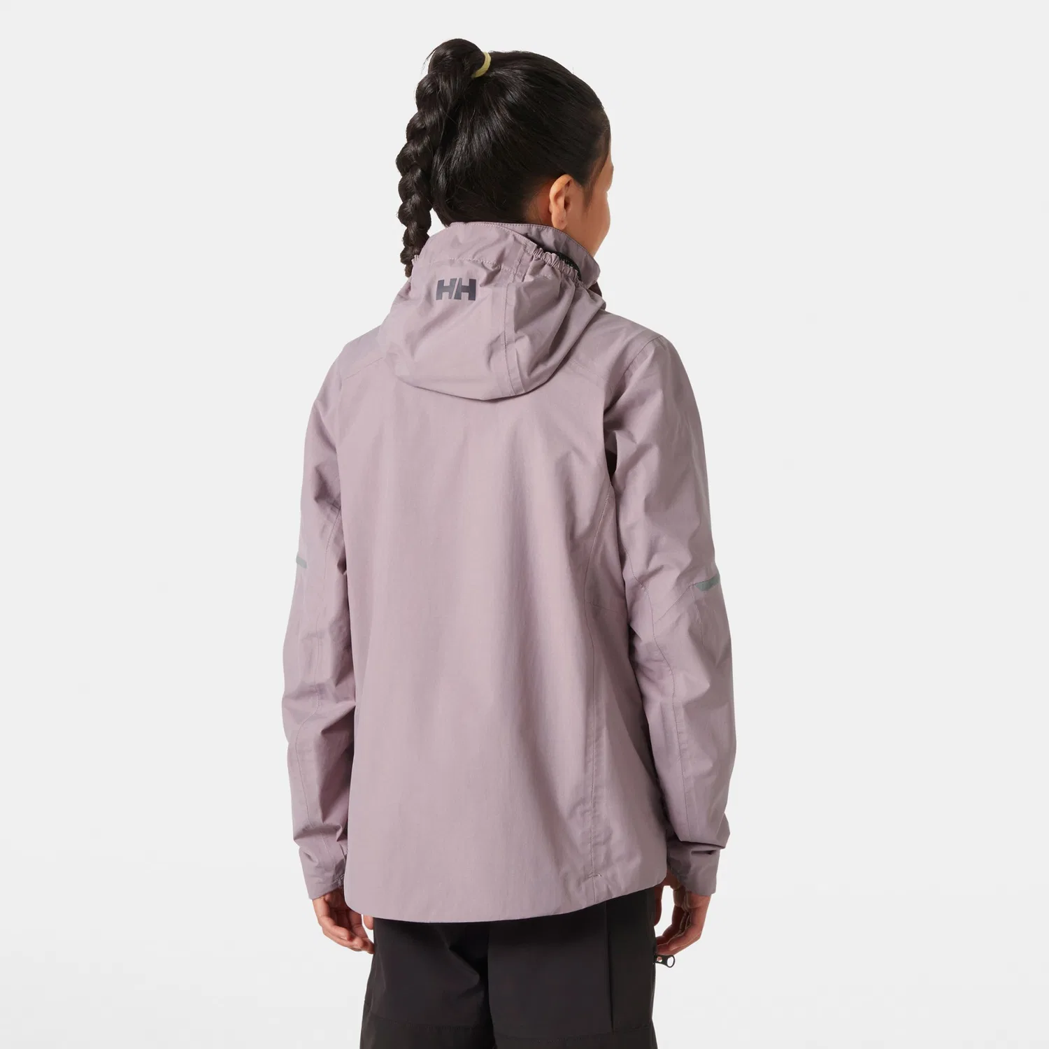 Куртка детская дождевая с капюшоном Loen Junior Helly Hansen, фиолетовый — фото 3