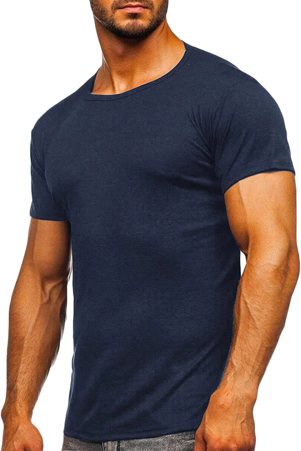 

Футболка Muscularfit Big and Tall для мужчин, летняя, обычный крой, короткий рукав