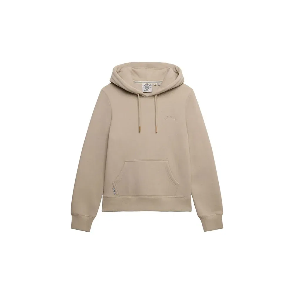 Худи Essential Logo Embroidered Superdry, бежевый — фото 3