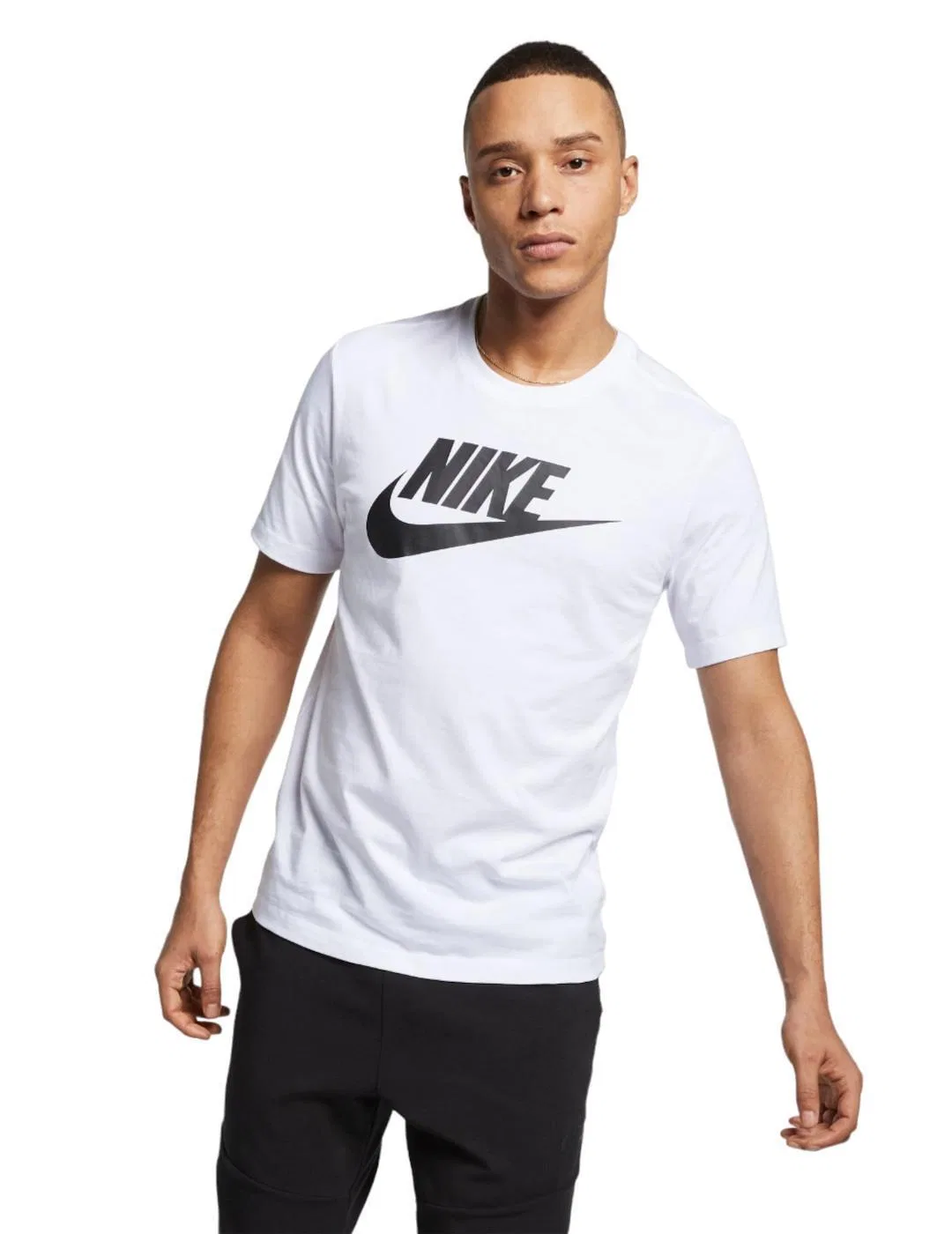 Мужская футболка с коротким рукавом Icon Futura Nike, White — фото 3