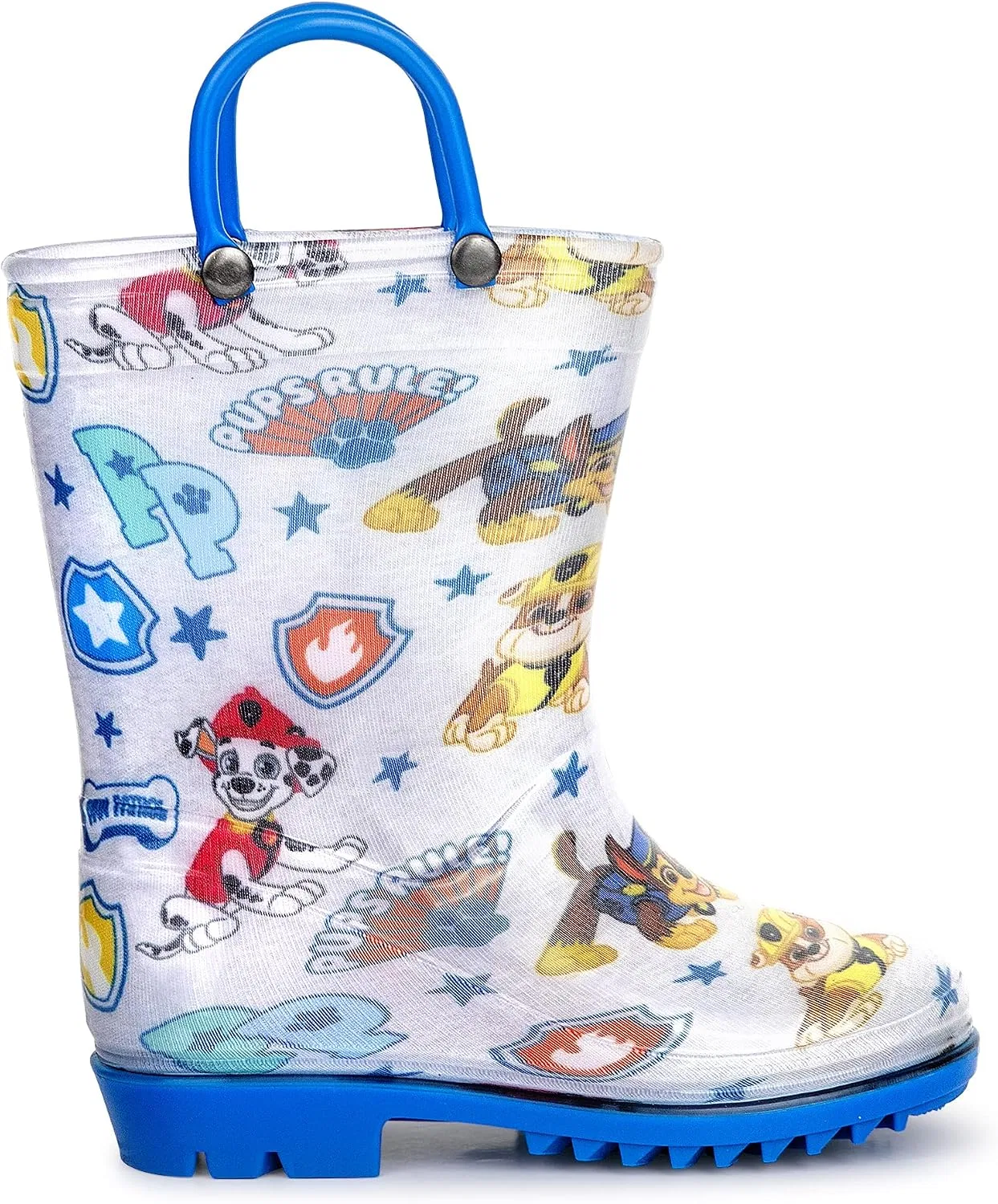 Детские сапоги для мальчиков с принтом Paw Patrol Nick, Light Blue — фото 3