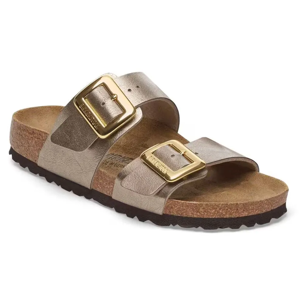 Сандалии Birkenstock Sydney Cushion Buckle Birko-Flor, коричневый
