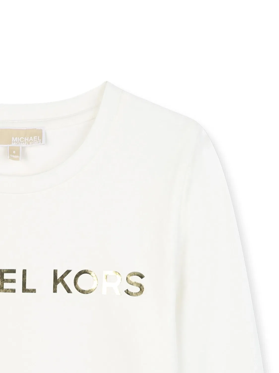 Футболка с логотипом и длинным рукавом Michael Kors, белый — фото 2