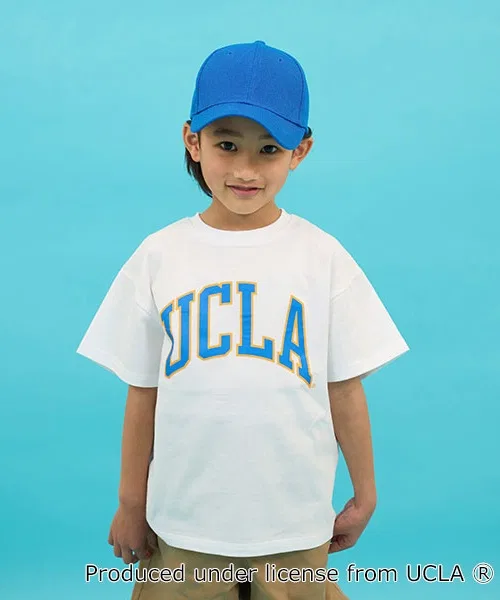 Детская футболка с принтом UCLA University High Cool Cotton, модель UCLA University, бренд GLAZOS, Белый