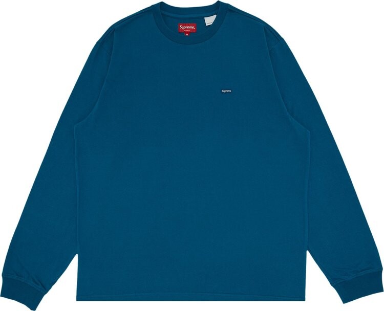 

Лонгслив Supreme Small Box Long-Sleeve Tee 'Teal', бирюзовый, Зеленый, Лонгслив Supreme Small Box Long-Sleeve Tee 'Teal', бирюзовый