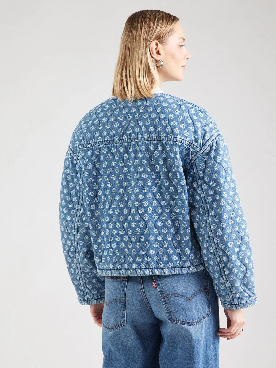 Куртка LEVI'S межсезонья 'FAYE' синего цвета — фото 4
