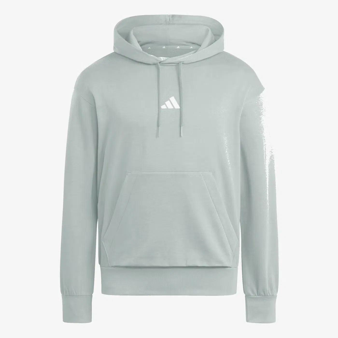 Худи с капюшоном на шнурке Essentials feelcozy Adidas, шалфейный — фото 2