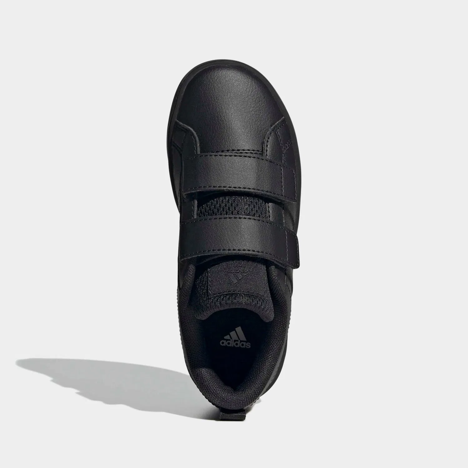 Детские спортивные кроссовки на липучке VS PACE 2.0 KIDS Adidas, Core Black/Core Black/White — фото 4