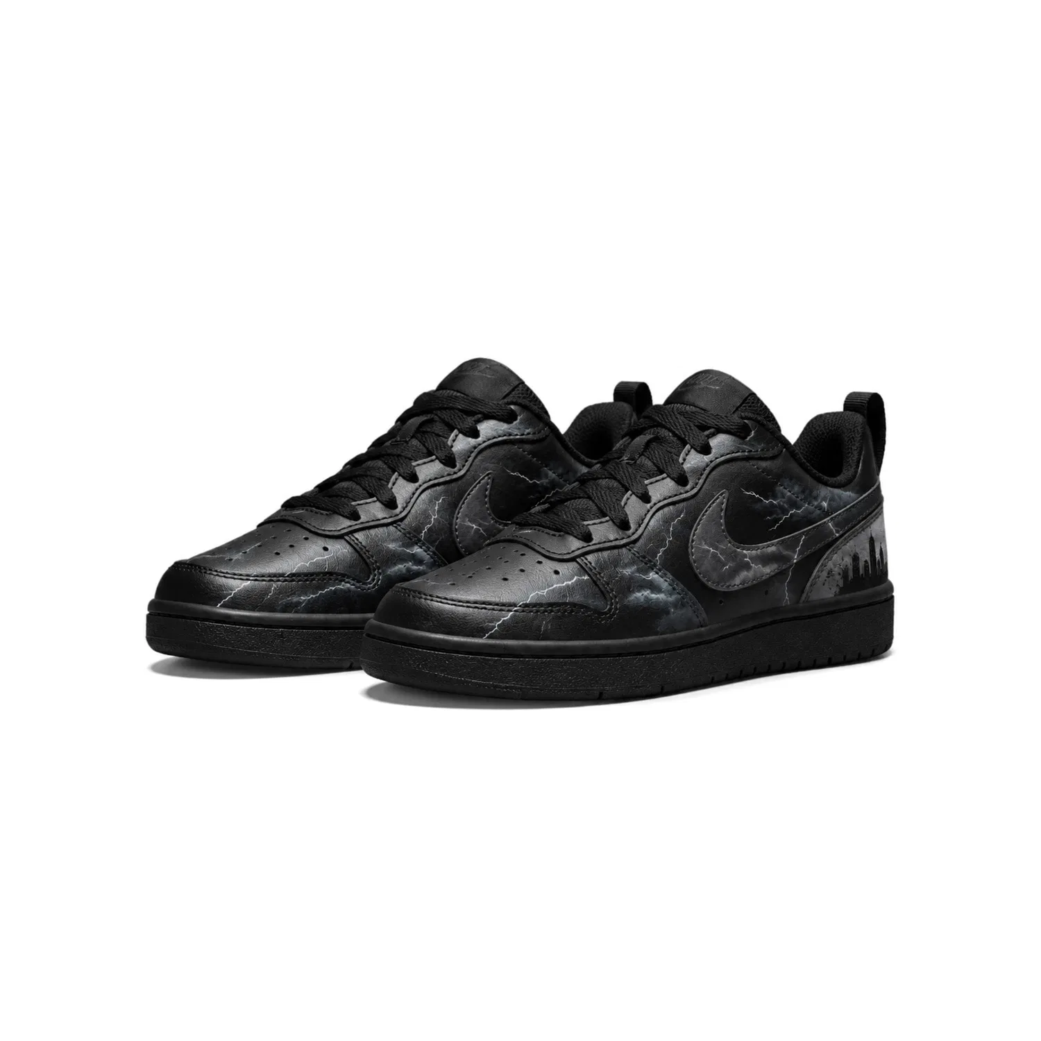 Детские кроссовки для скейтбординга Nike Court Borough 2, Black — фото 4