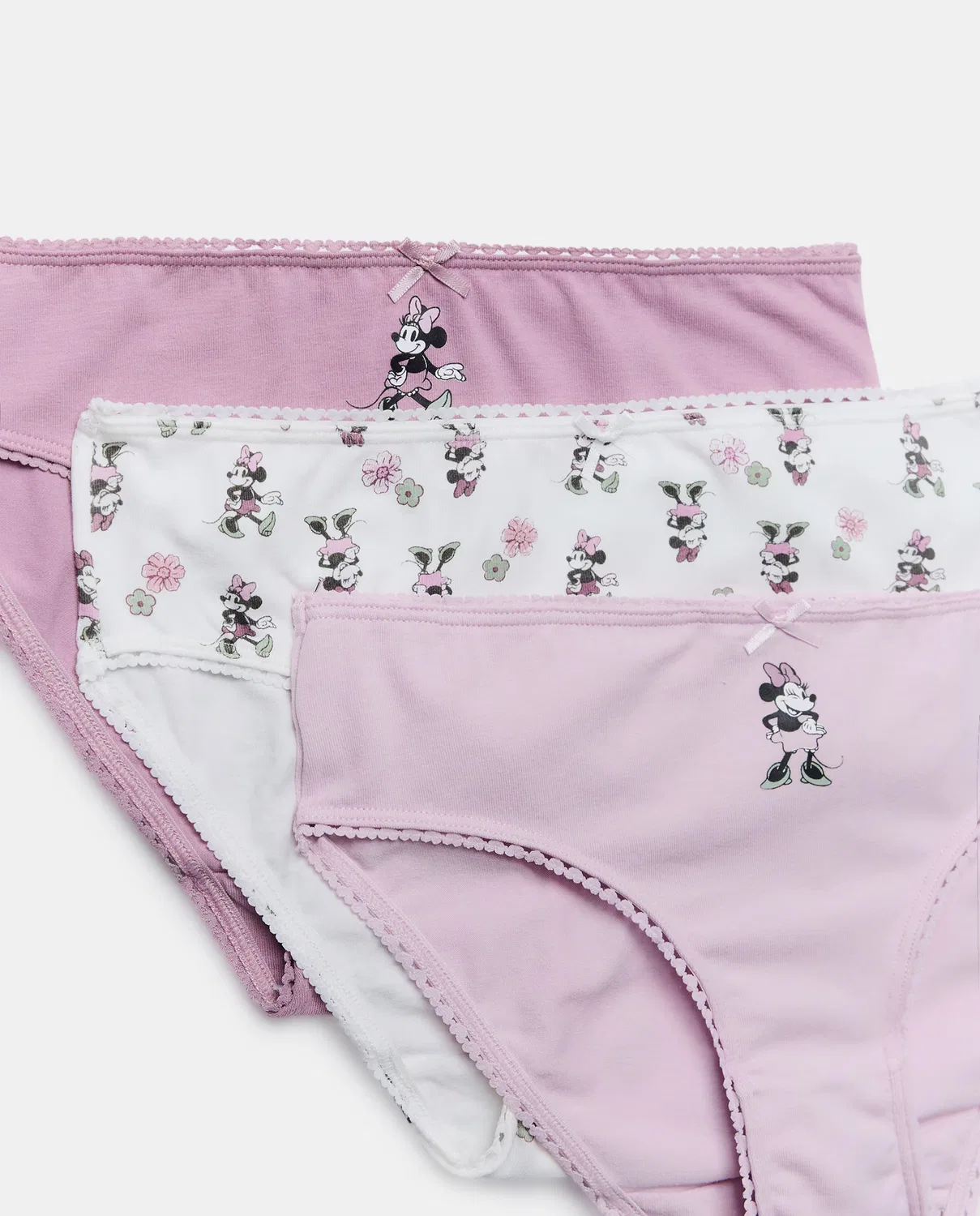 Набор с принтом, 92 см, комплект из 3 шт., Bragas Multicolor Minnie, Cotton Juice, мультиколор — фото 3