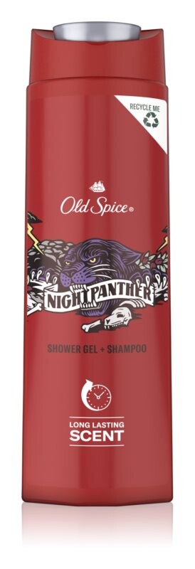 

Очищающий гель для душа Old Spice Nightpanther