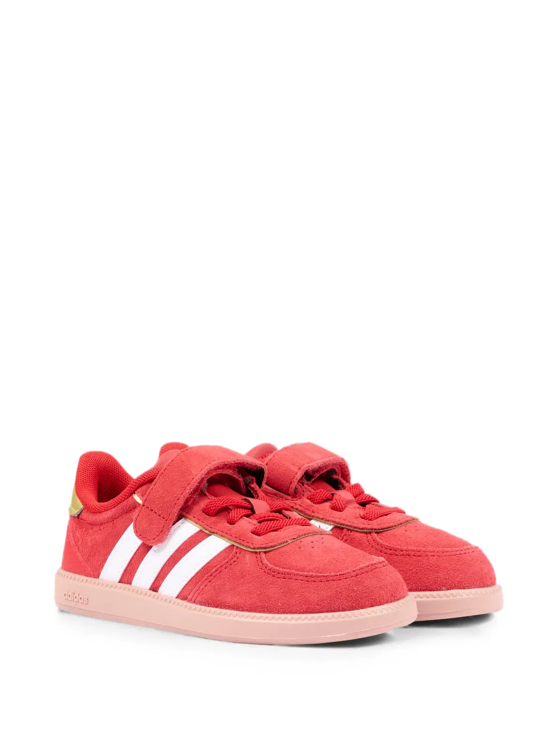 Кроссовки на липучках Adidas Kids, красный