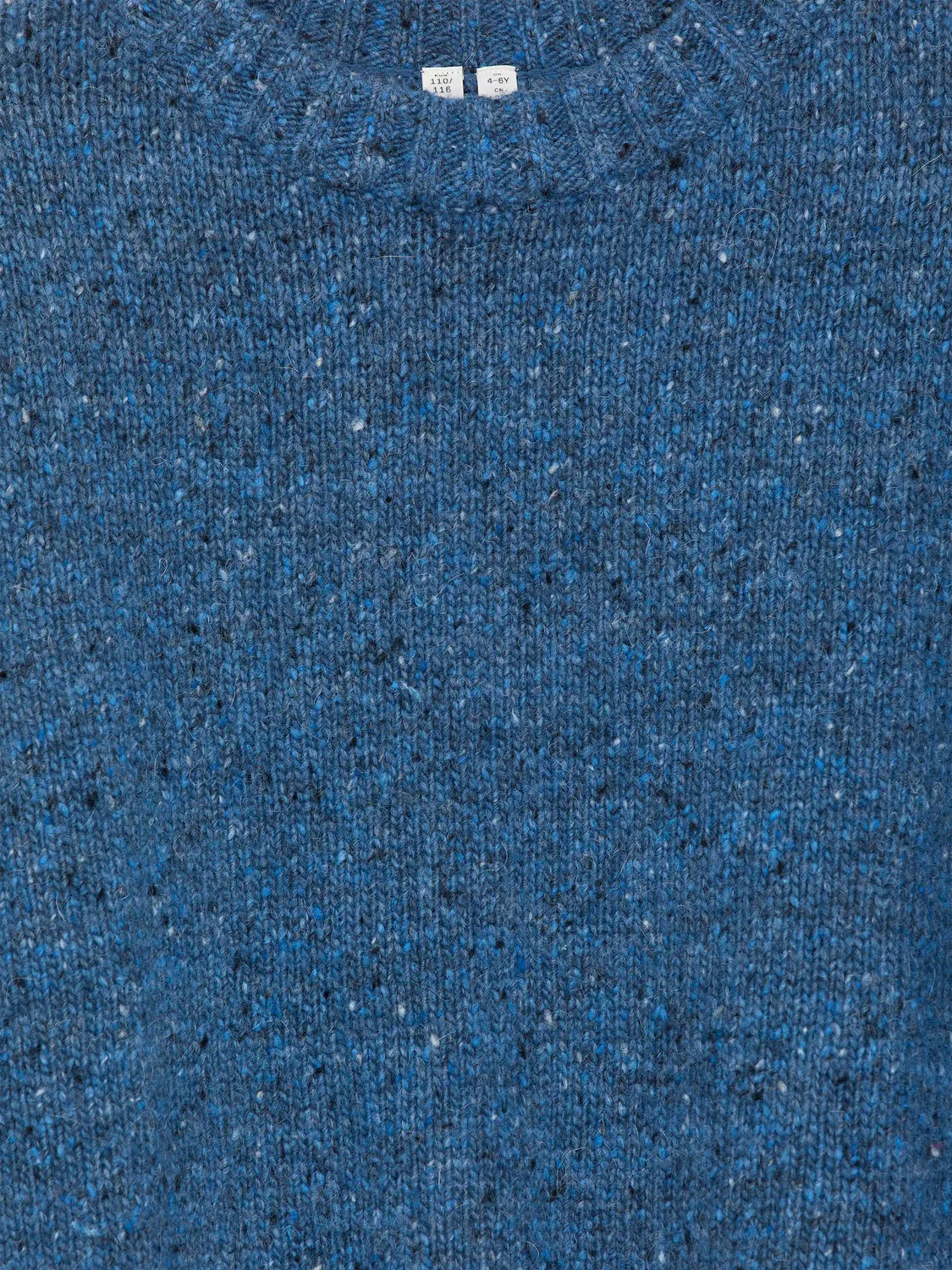 Свитер из фактурной шерстяной смеси Arket, Blau — фото 3