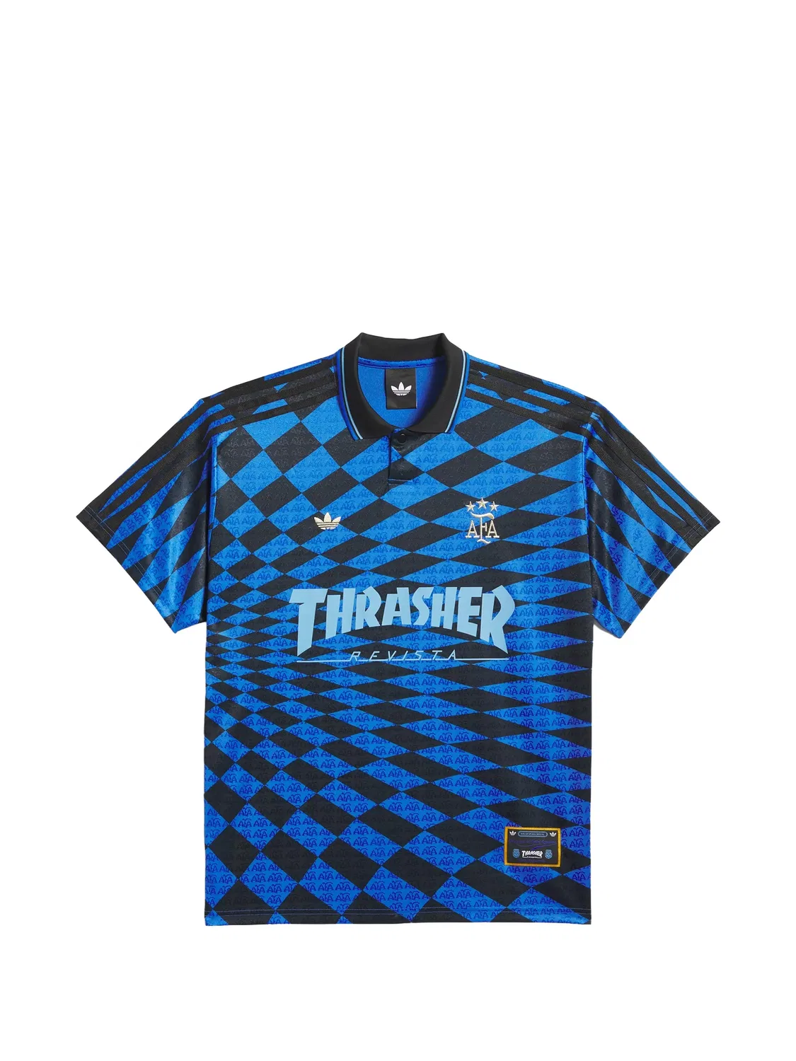 Футболка Argentina из коллаборации с Thrasher Adidas, черный