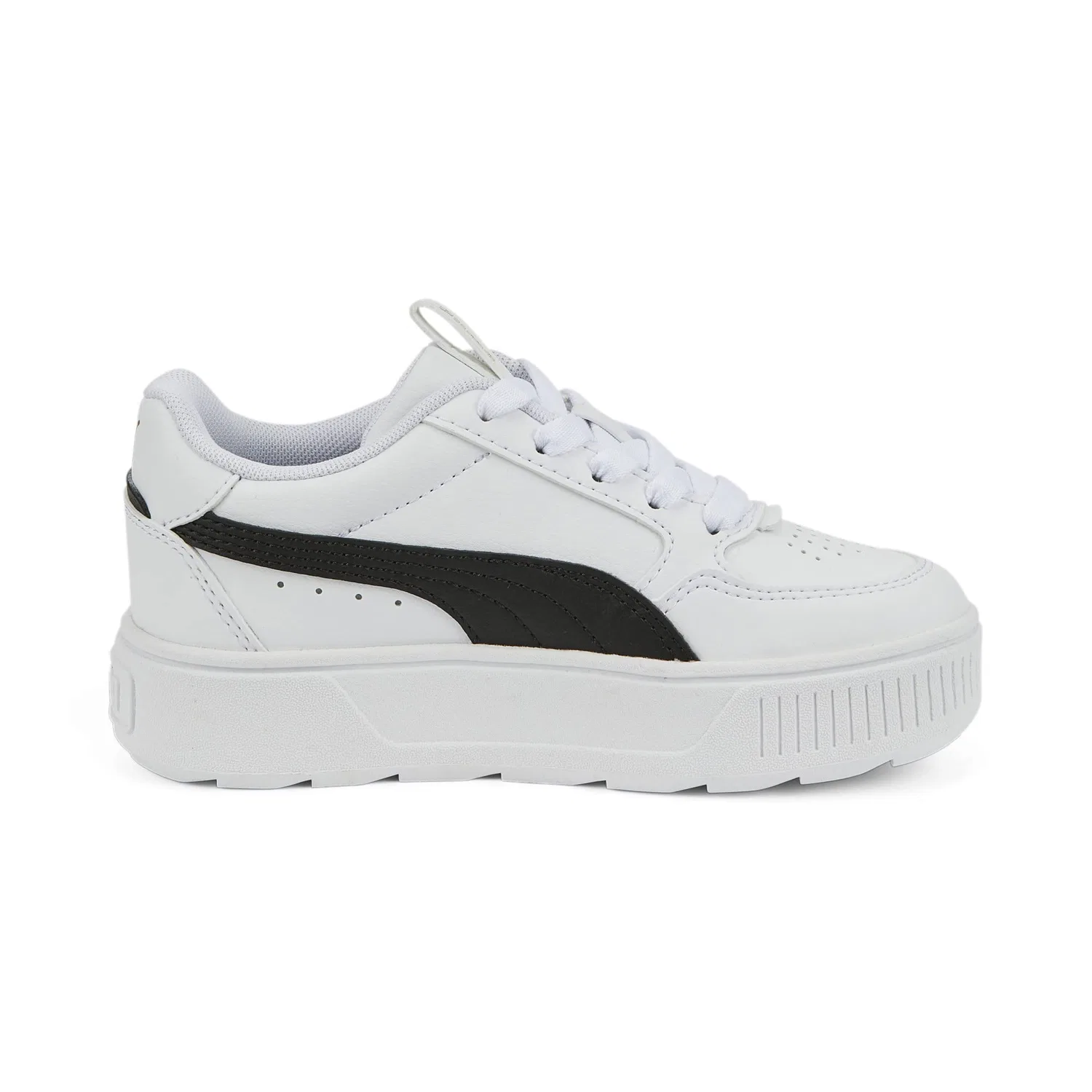 Детские кроссовки для девочек Karmen Rebelle PUMA, White Black — фото 4
