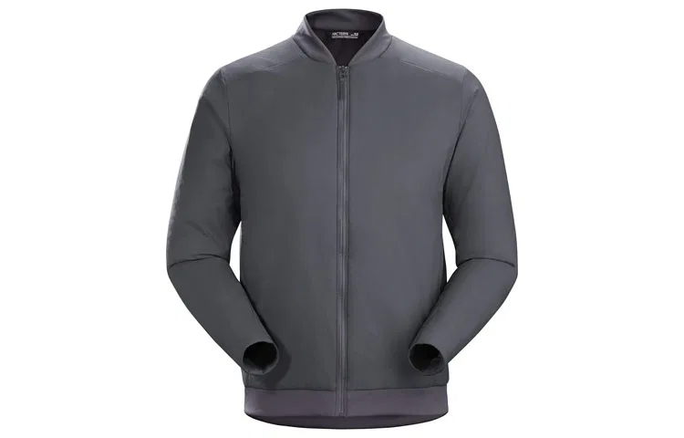 Мужская куртка-пуховик с принтом Arc'teryx LEAF, Gray/Ash