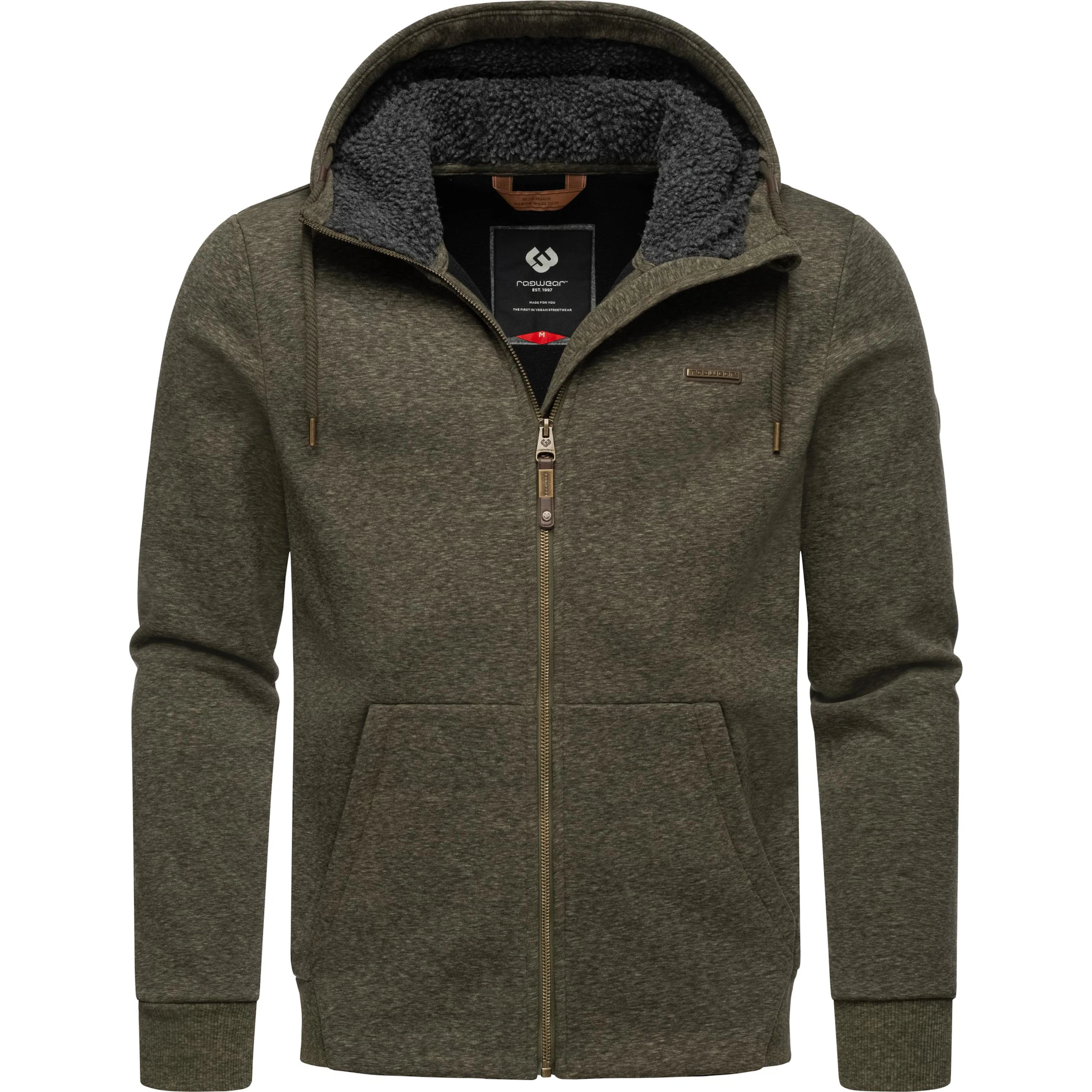 

Толстовка с капюшоном Ragwear "Fabbian", мужская базовая толстовка с уютным капюшоном, зеленый