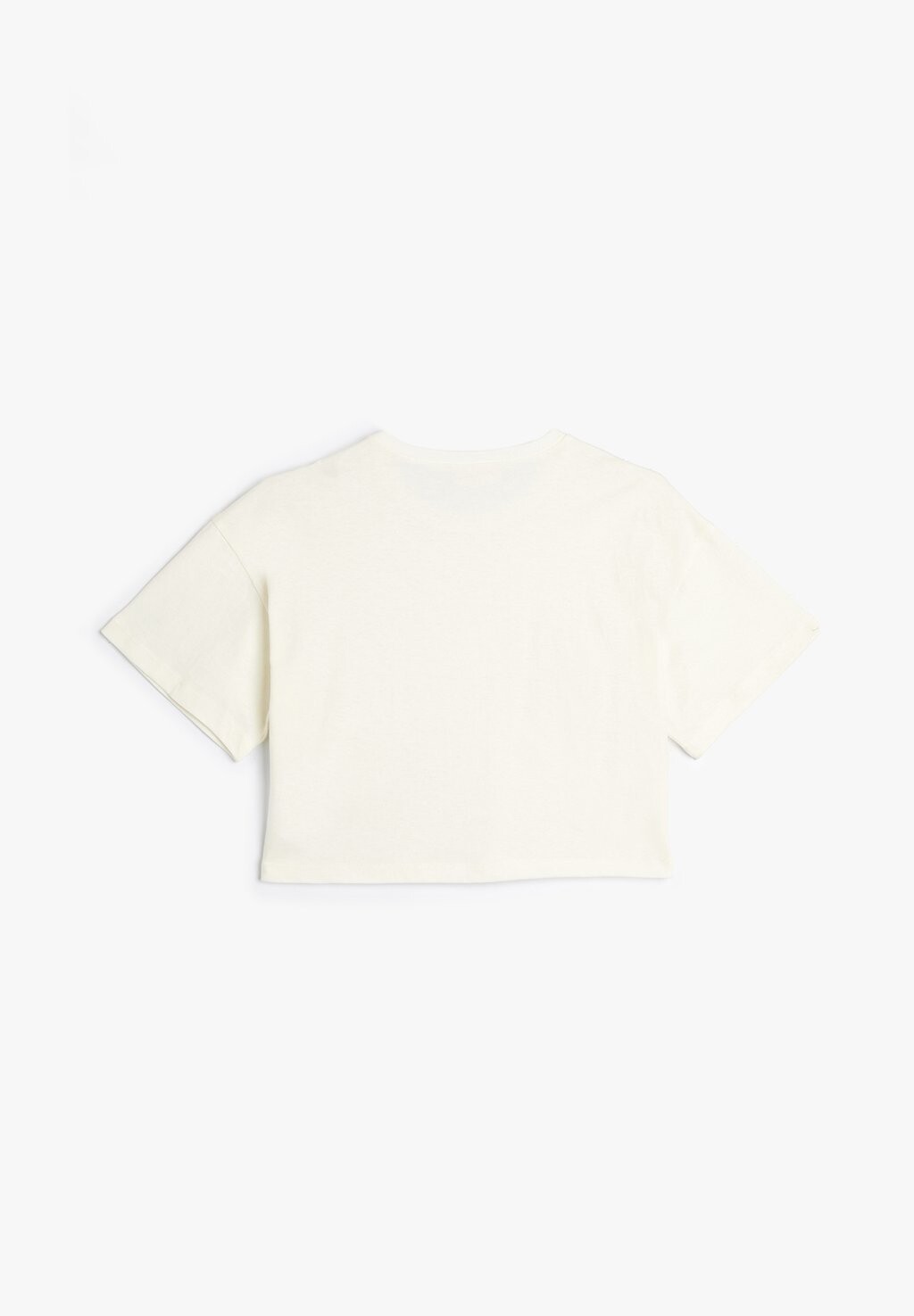 

Футболка с принтом CROP APPLIQUE DETAIL Koton, белый