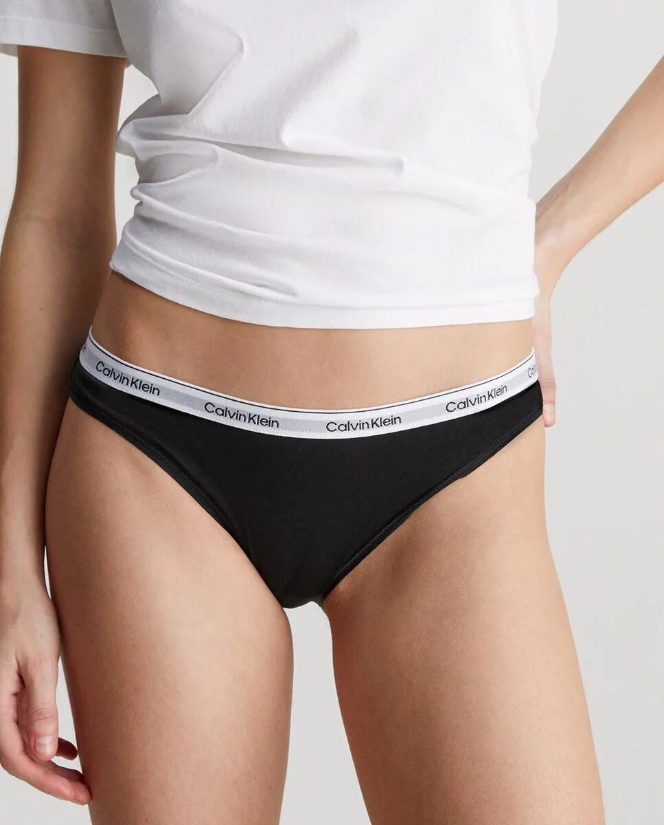 

Набор из 3 классических трусиков с логотипом Modern Calvin Klein, черный