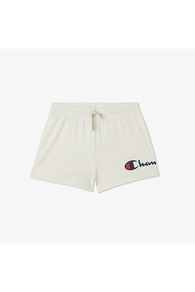 Детские шорты для девочек с принтом Champion, Cream
