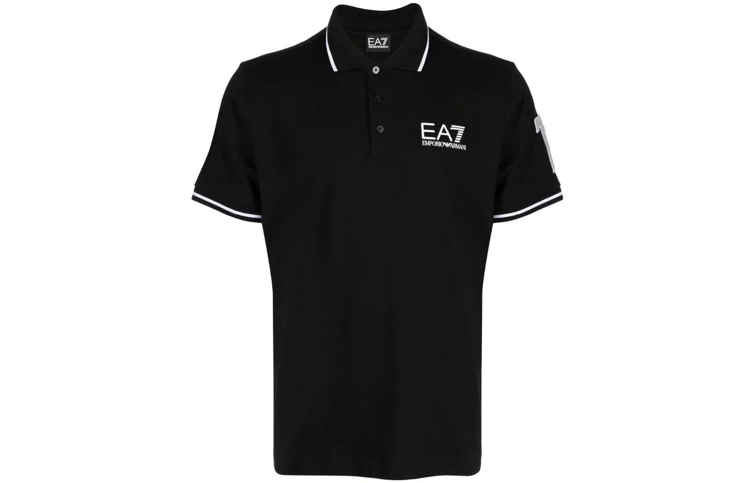 Мужское поло Black EA7 EMPORIO ARMANI