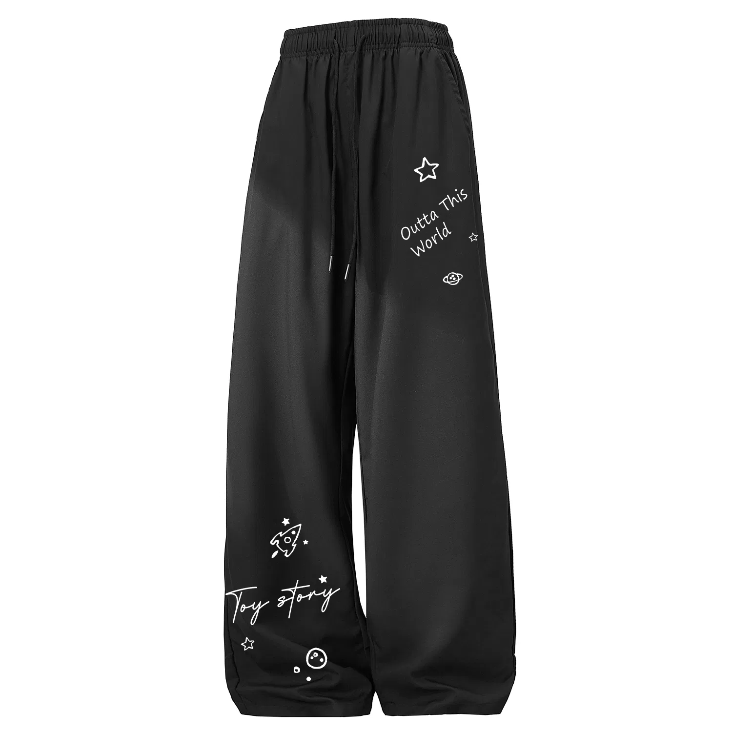 Детские брюки прямого кроя Disney, Black
