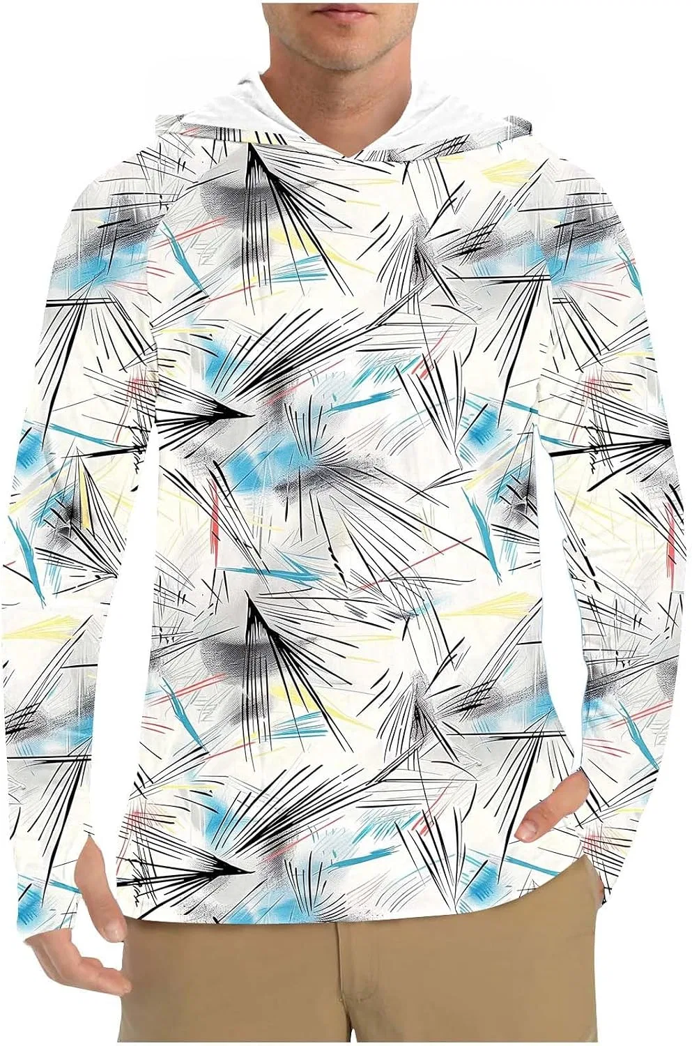 Мужская футболка с защитой UPF 50+ NoxwB, Beige