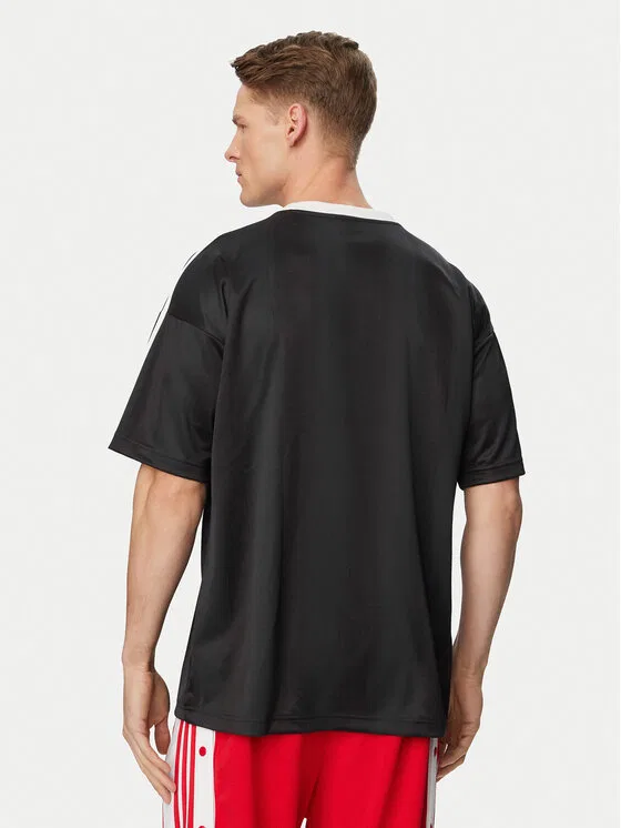 Футболка loose fit adicolor Jacquard Adidas, черный — фото 3
