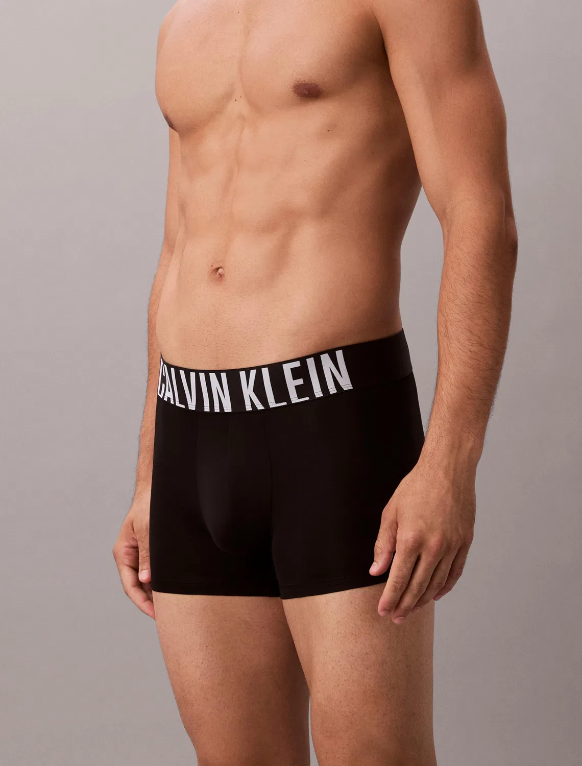 Мужские боксеры из 3 штук Calvin Klein, Black, Turbulence, Vermillion Brown — фото 4
