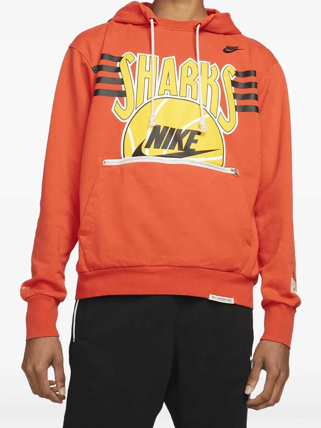Худи Vintage Sharks Carrot Orange Nike, красный