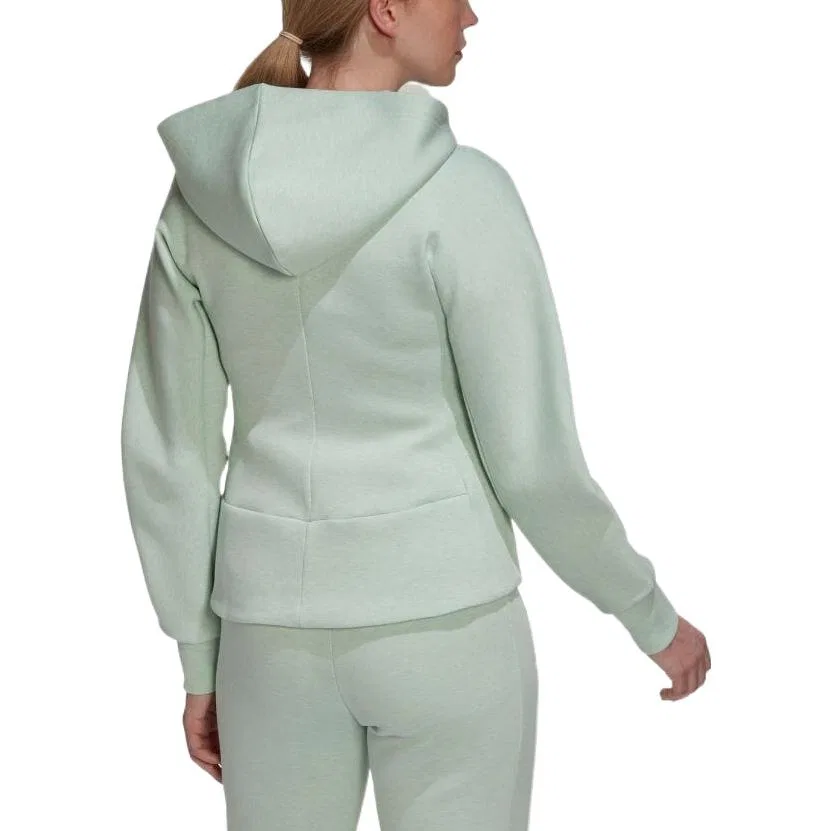 Женская куртка из льна Adidas, Linen Green — фото 3