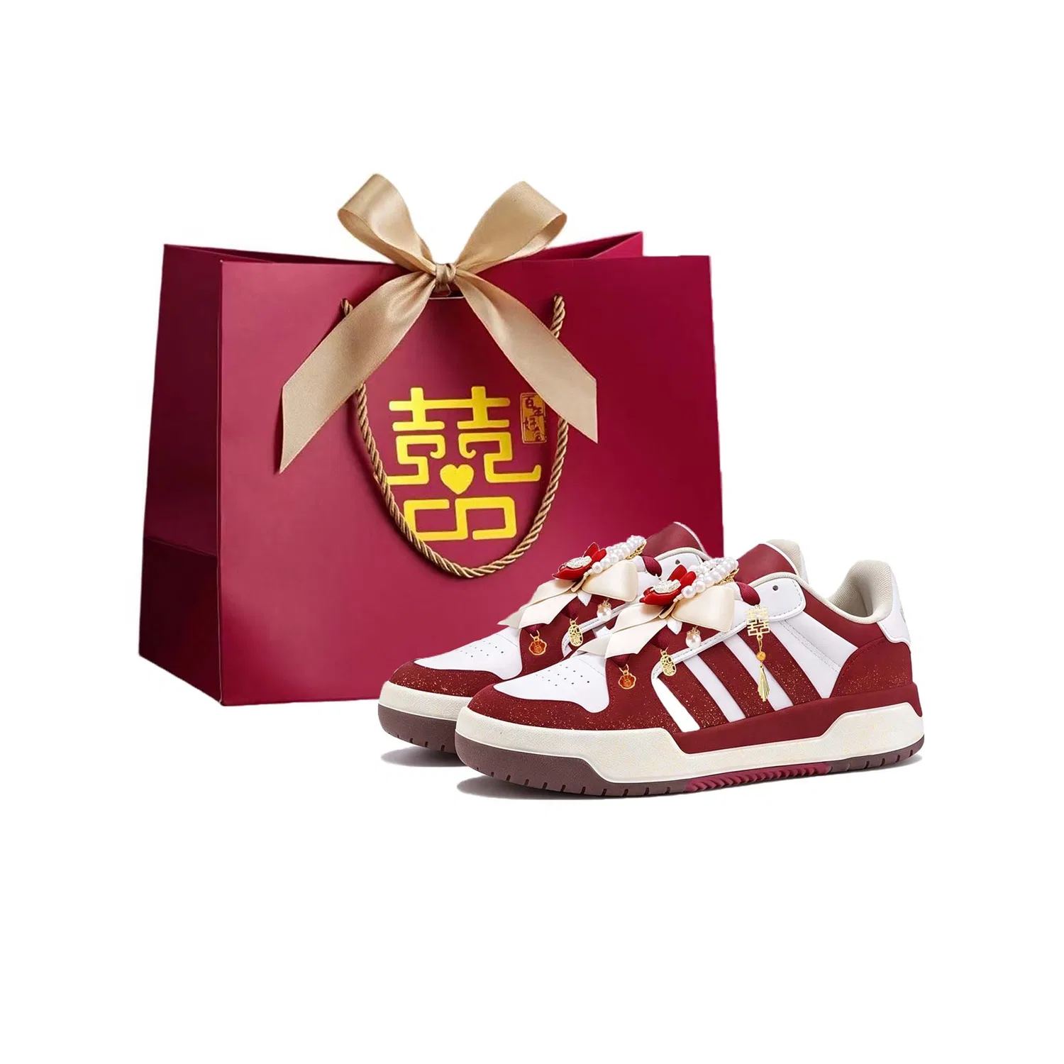 Детские скейтборд-кроссовки Unisex Low Top Red ENTRAP Adidas, Red