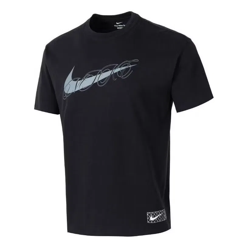 Футболка с баскетбольным принтом Max90 Nike, черная