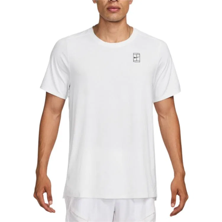 Мужская футболка Nike Court Advantage Dri-FIT, Белый — фото 3