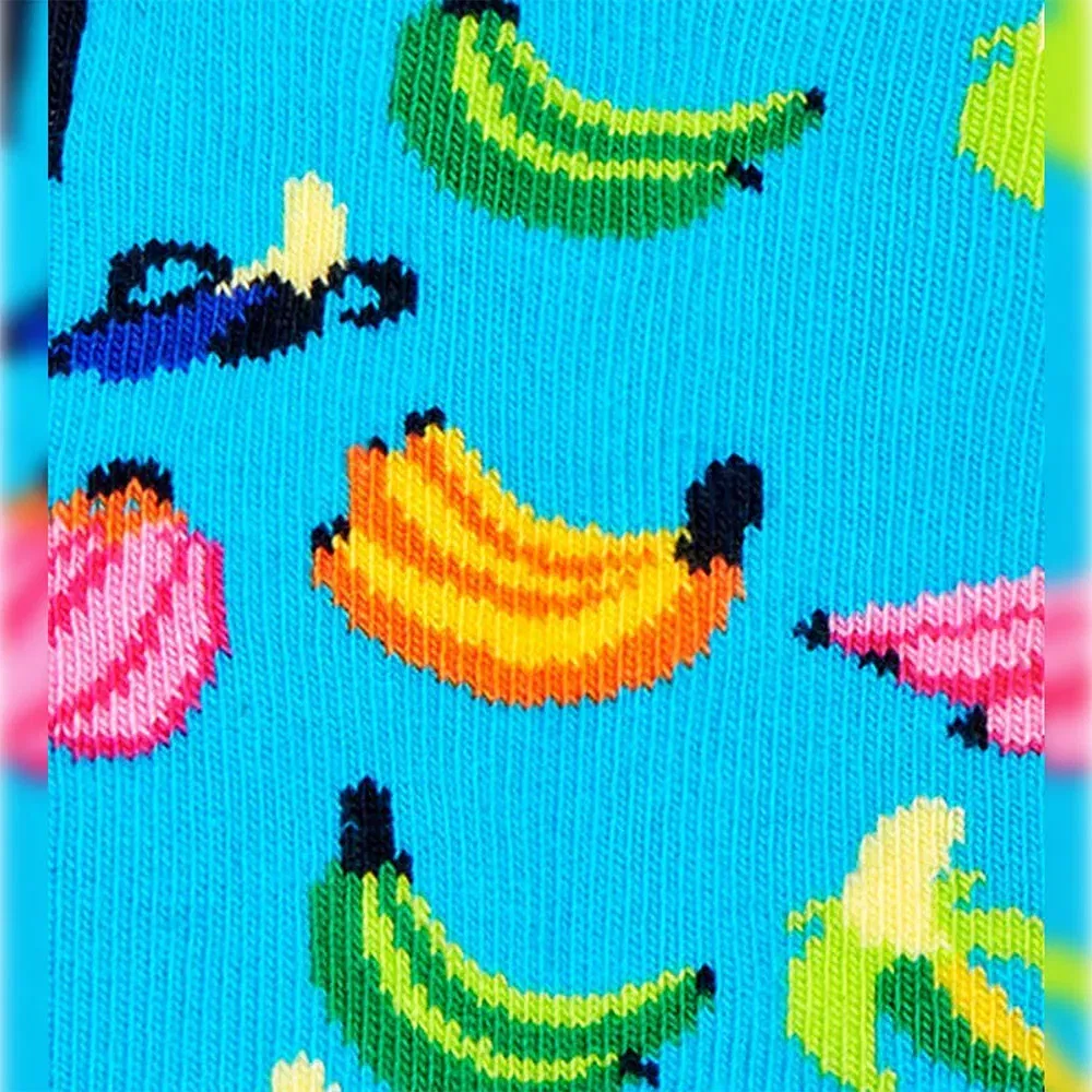 Носки антискользящие Banana 2 пары Happy Socks, зеленый — фото 3