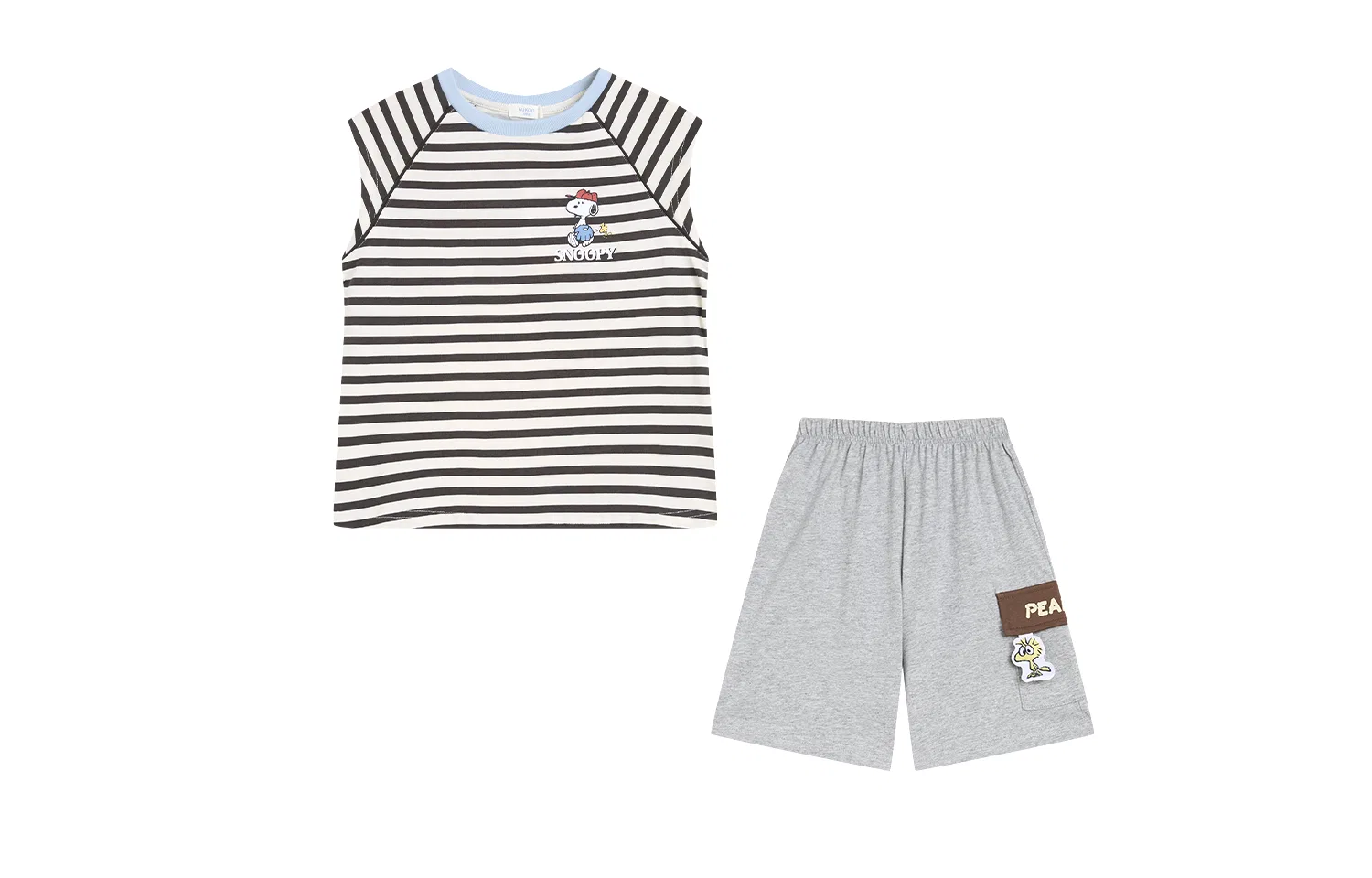 Детский комплект для отдыха с принтом SNOOPY GUKOO, Truffle Black