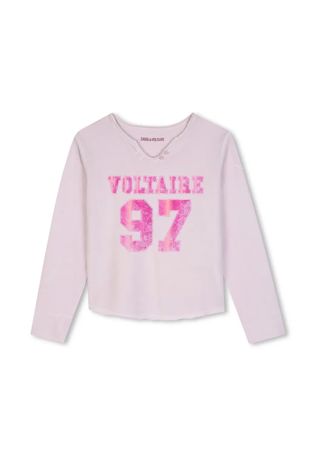 Футболка с длинным рукавом - топ с длинным рукавом Zadig & Voltaire, Rose Clair