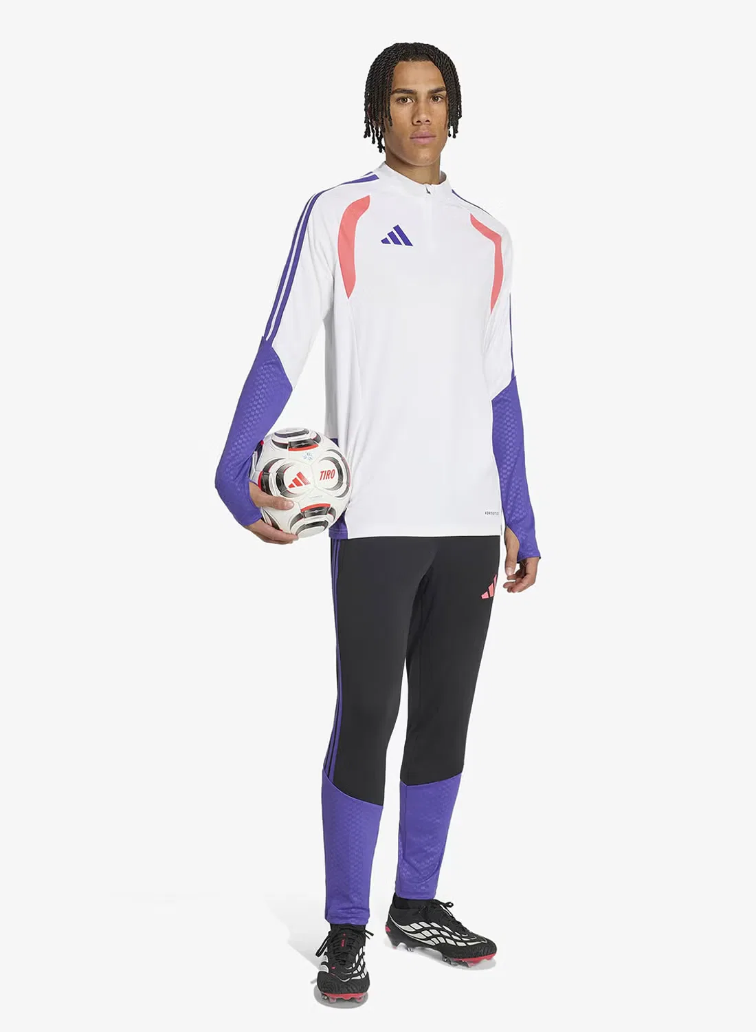Штаны спортивные с зауженным кроем Tiro 26 Adidas, черный — фото 4