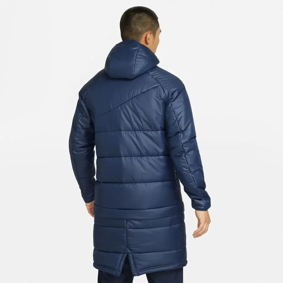 Длинный утепленный 2-в-1 пальто Nike Therma-FIT Pro, Темно-синий — фото 4