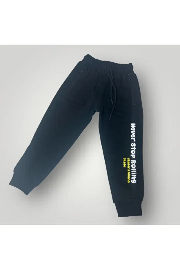 Детские спортивные штаны для мальчиков хлопковые Dadams Baby, Black