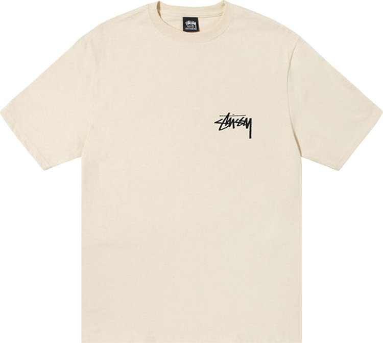 Футболка Stussy 8 Ball Fade Tee 'Putty', кремовый - фото