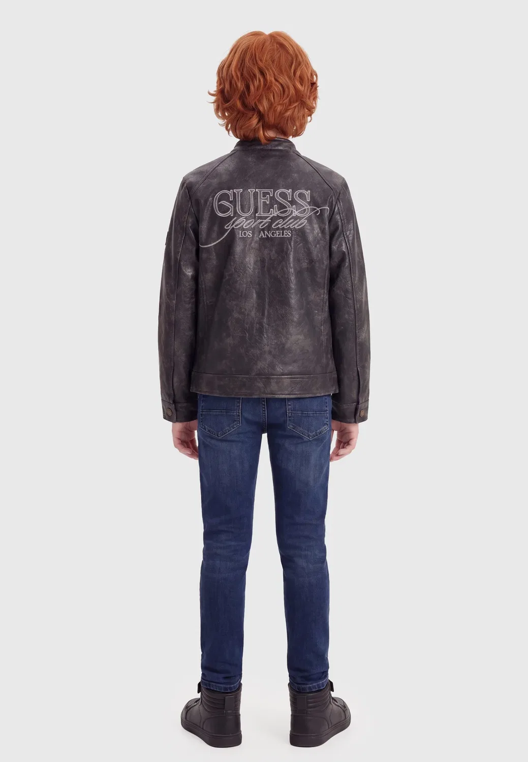 Стеганая куртка - куртка из искусственной кожи Guess, Jet Black — фото 2