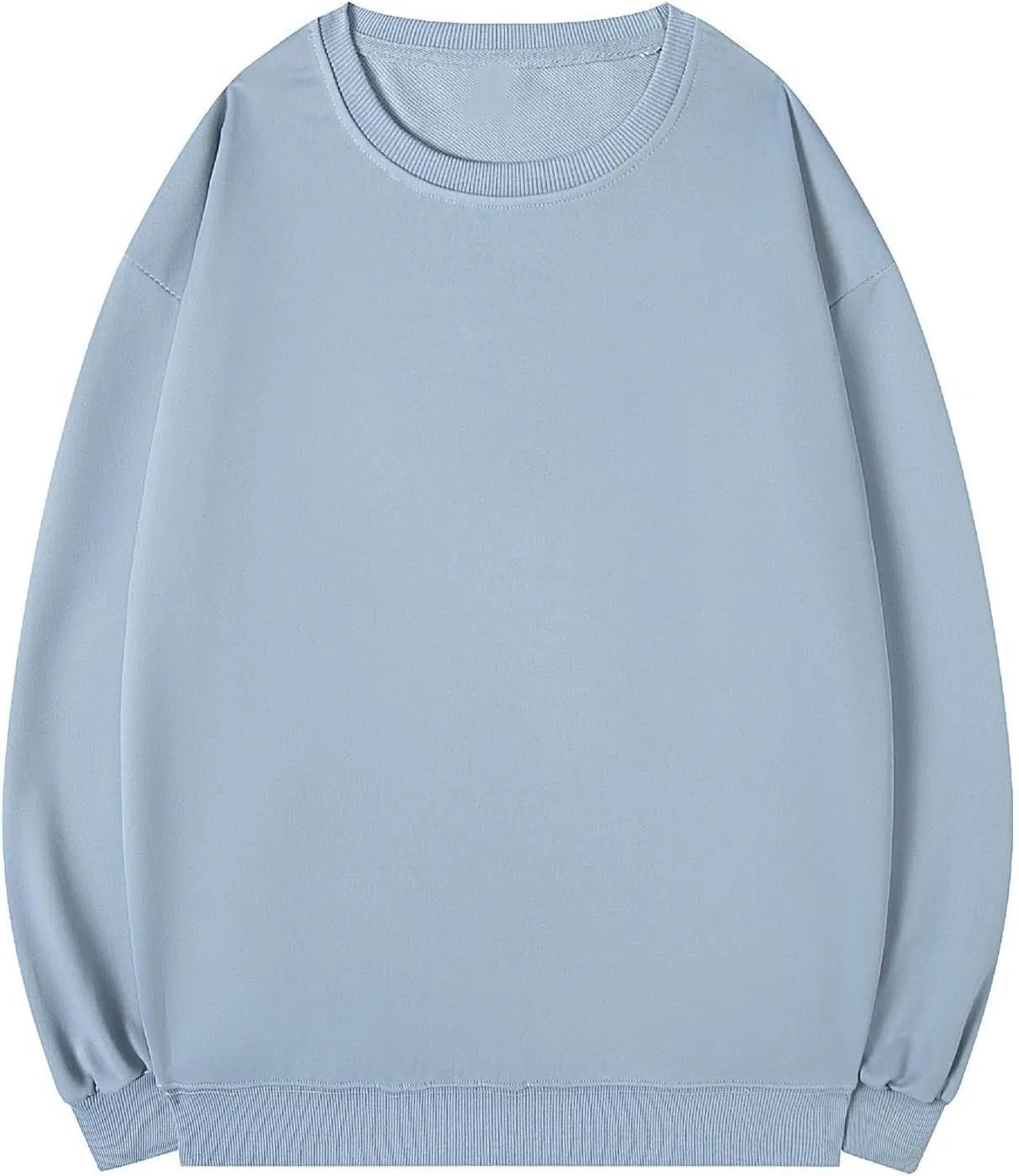 Мужская футболка с длинным рукавом оверсайз Summer Graphic Tshirts, Light Blue