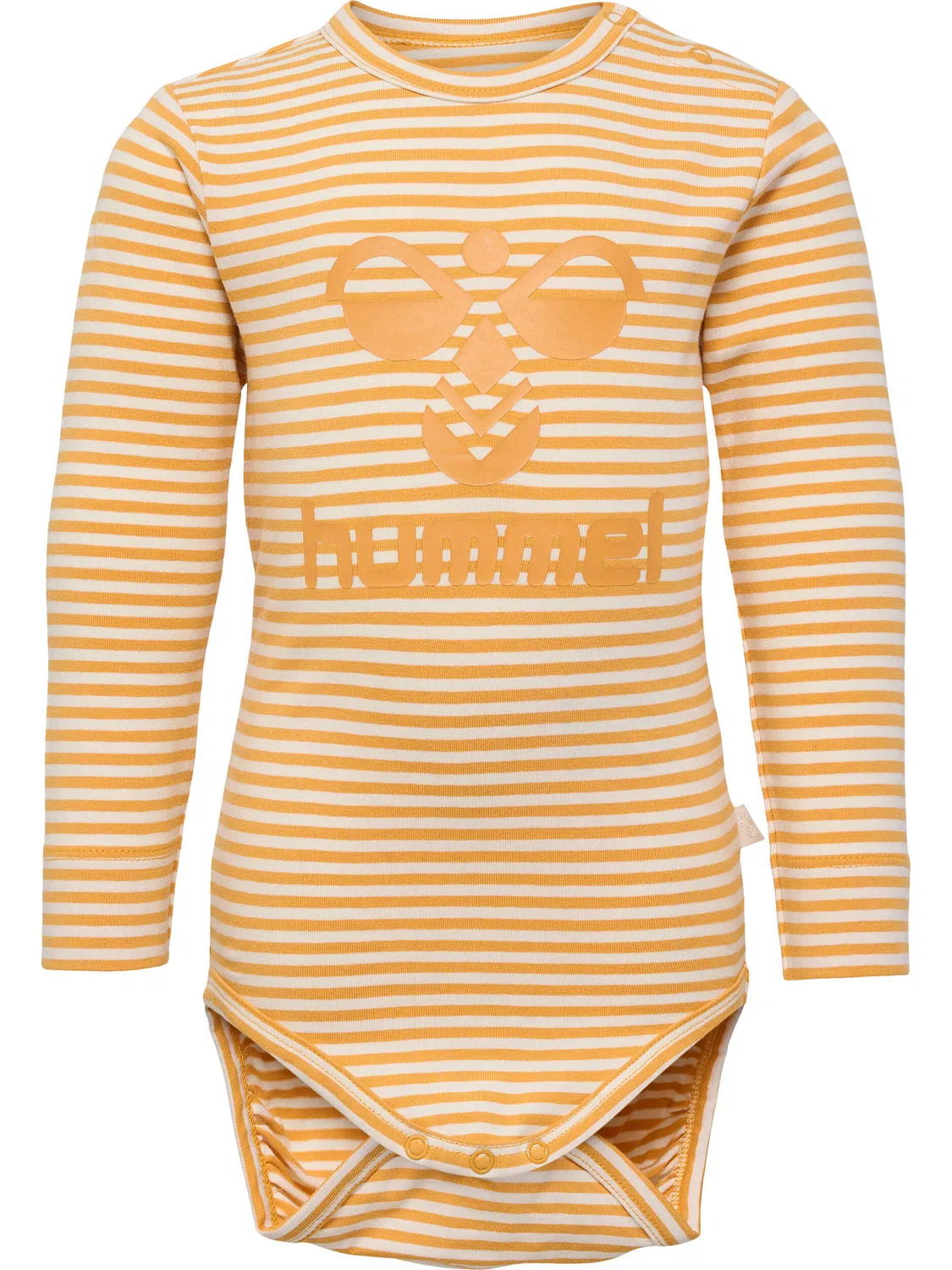 Детский боди-комбинезон с длинным рукавом Hmlmulle Hummel, Orange — фото 3